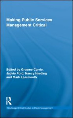 Making Public Services Management Critical