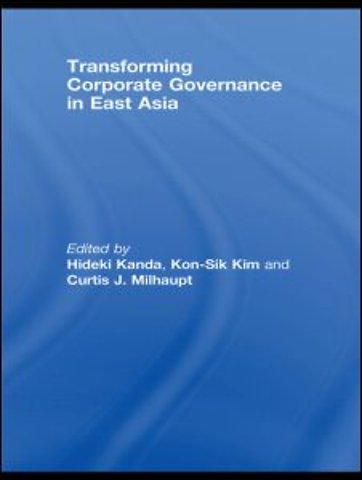 Transforming Corporate Governance in East Asia