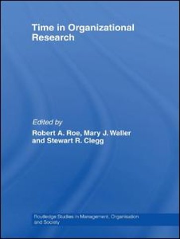 Time in Organizational Research
