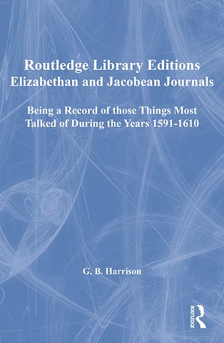 Elizabethan and Jacobean Journals