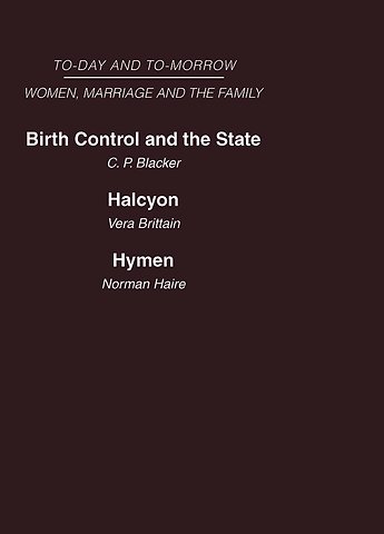 Women, Marriage and Family: Mini-set B Today & Tomorrow 2 vols