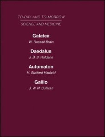 Today and Tomorrow Volume 8 Science and Medicine