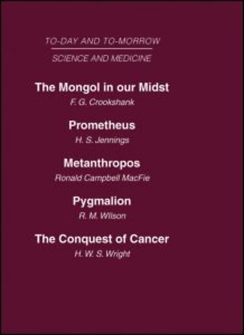 Today and Tomorrow Vol 10 Science & Medicine