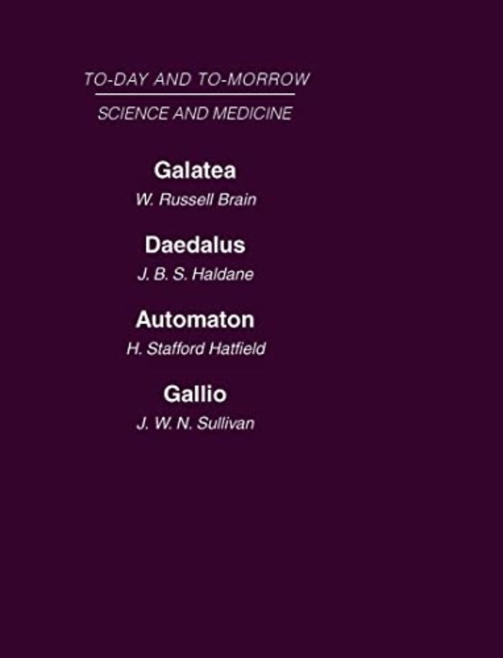 Science and Medicine: Mini-set E Today & Tomorrow 3 vols