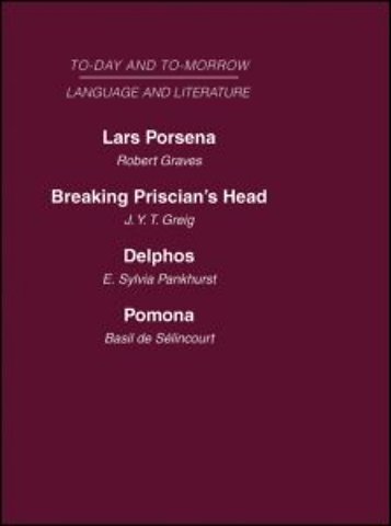 Today and Tomorrow Volume 20 Language and Literature