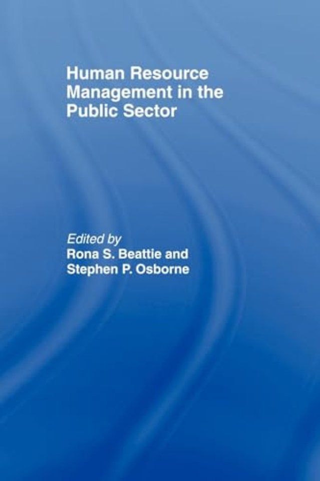 Human Resource Management in the Public Sector