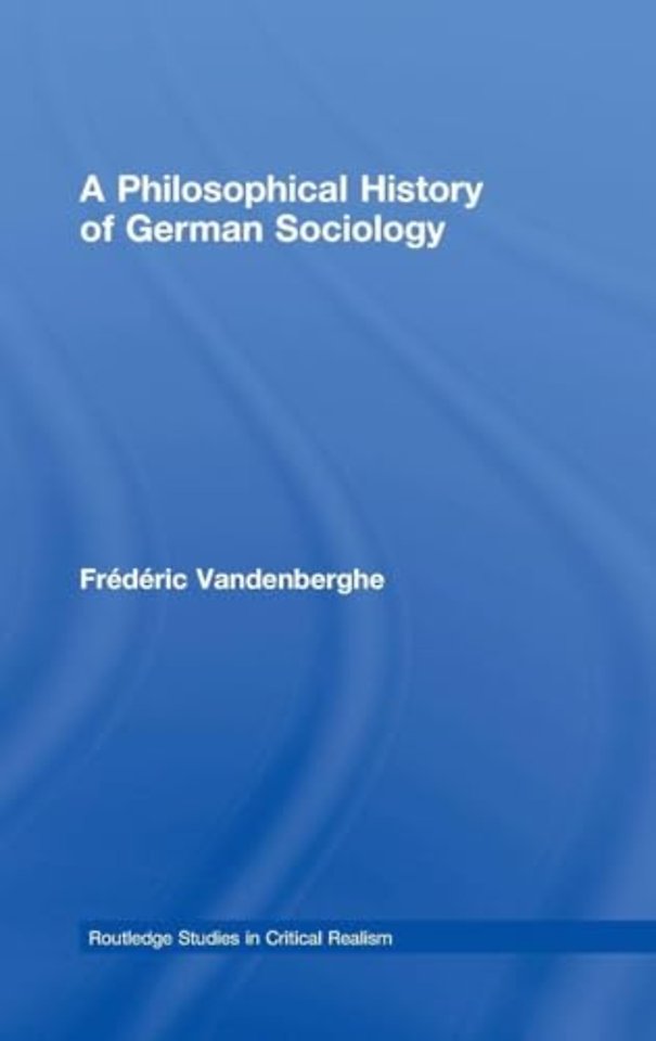 Philosophical History of German Sociology
