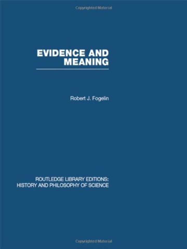 Evidence and Meaning