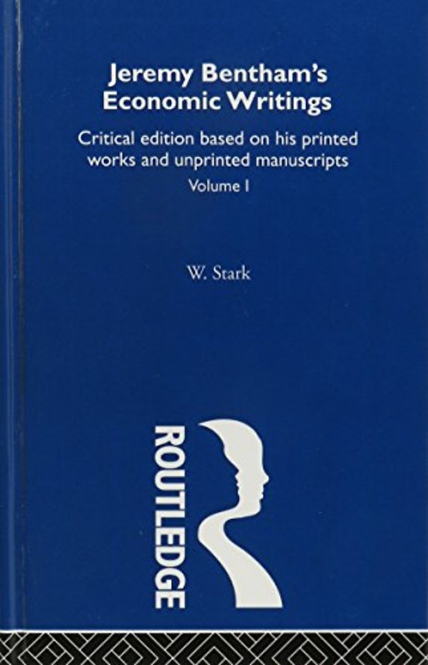 Jeremy Bentham's Economic Writings