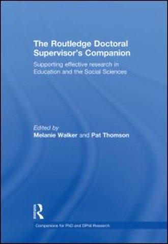 Routledge Doctoral Supervisor's Companion