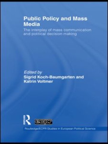 Public Policy and the Mass Media