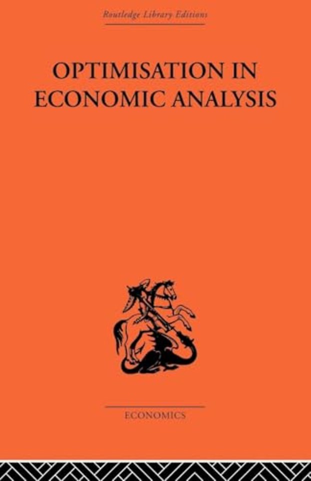 Optimisation in Economic Analysis