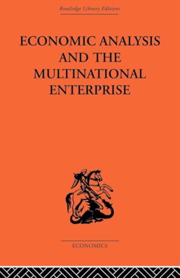 Economic Analysis and Multinational Enterprise