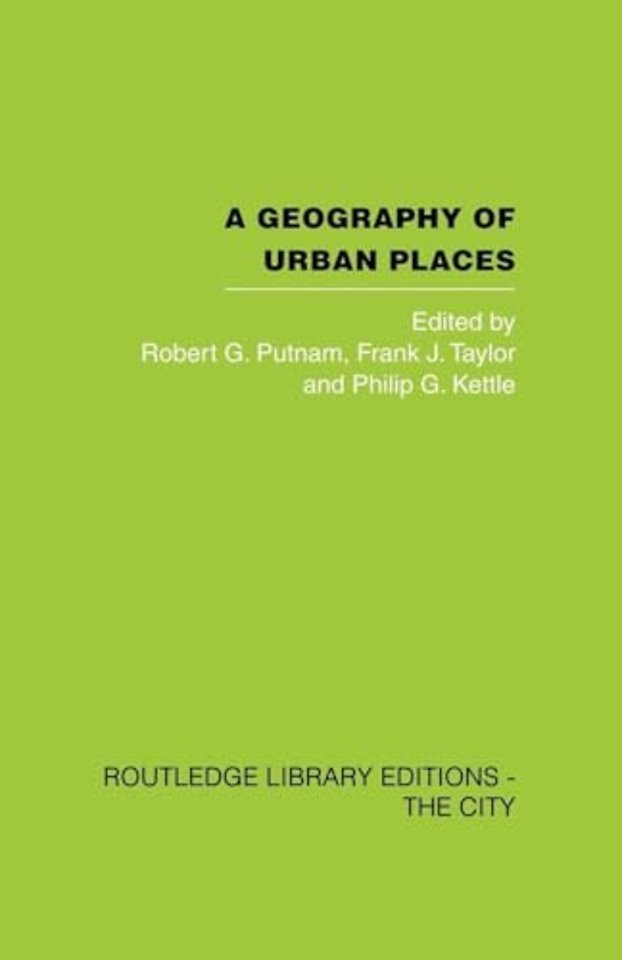 Geography of Urban Places