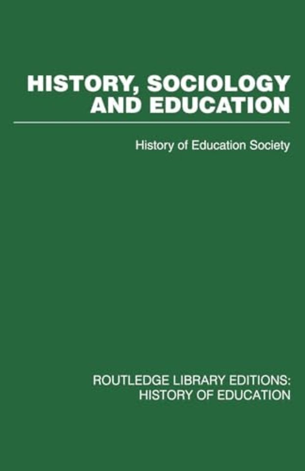 History, Sociology and Education