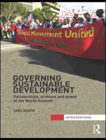 Governing Sustainable Development