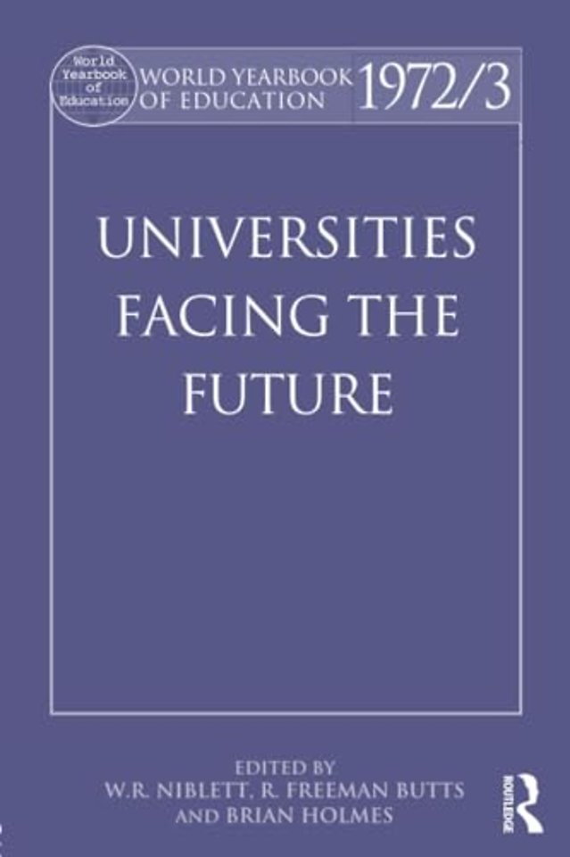 World Yearbook of Education 1972/3