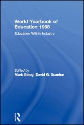 World Yearbook of Education 1968