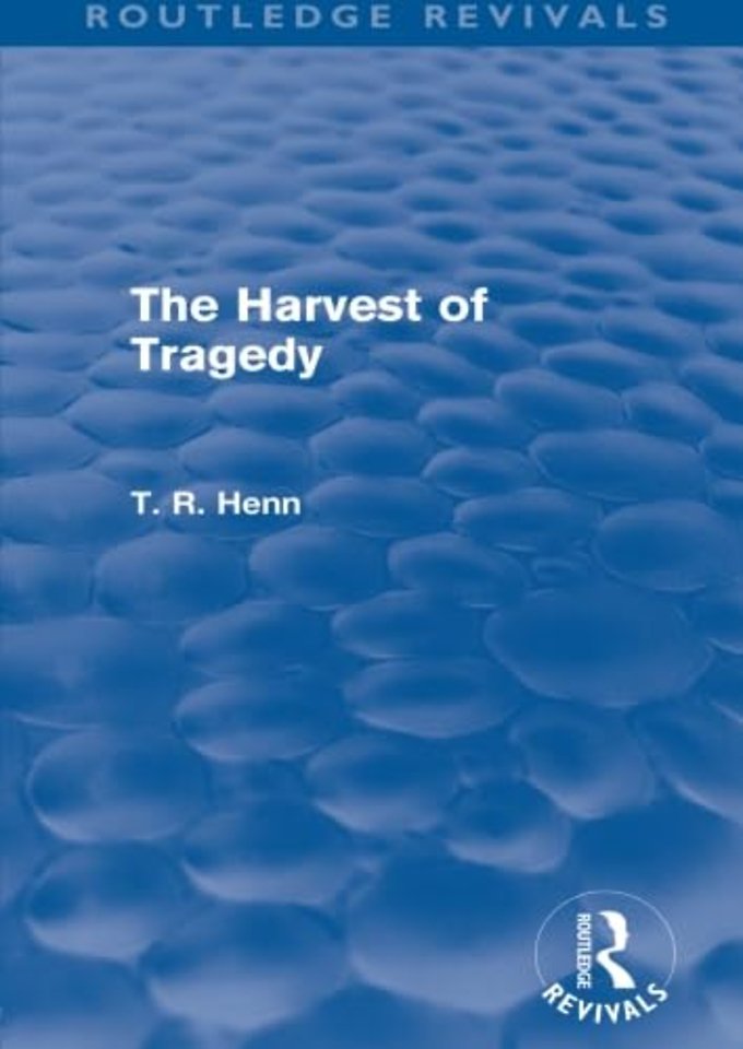 Harvest of Tragedy (Routledge Revivals)