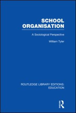 School Organisation (RLE Edu L)
