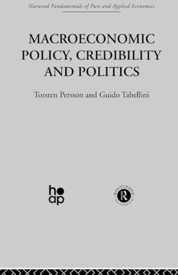 Macroeconomic Policy, Credibility and Politics