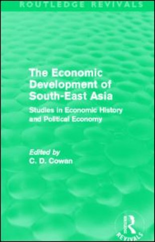 Economic Development of South-East Asia (Routledge Revivals)