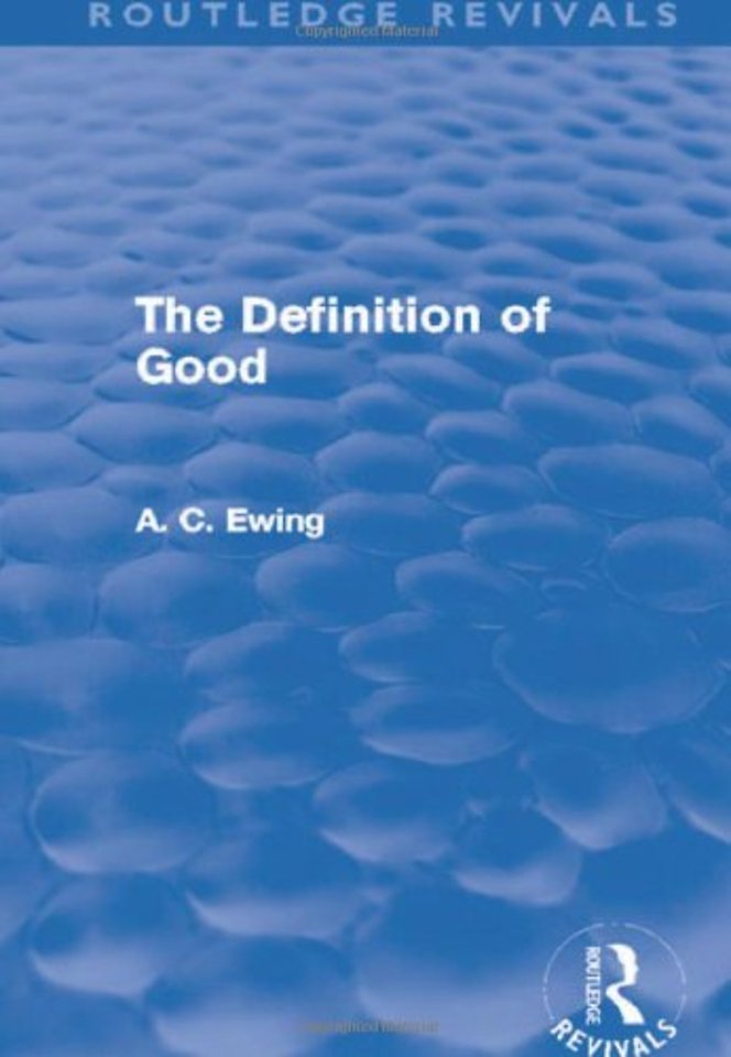 Definition of Good (Routledge Revivals)