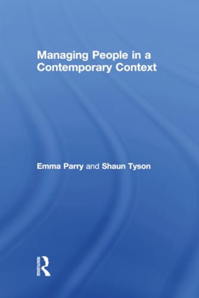 Managing People in a Contemporary Context