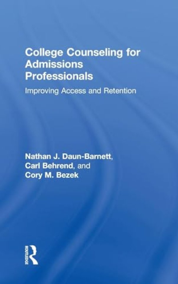 College Counseling for Admissions Professionals