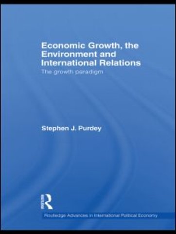 Economic Growth, the Environment and International Relations