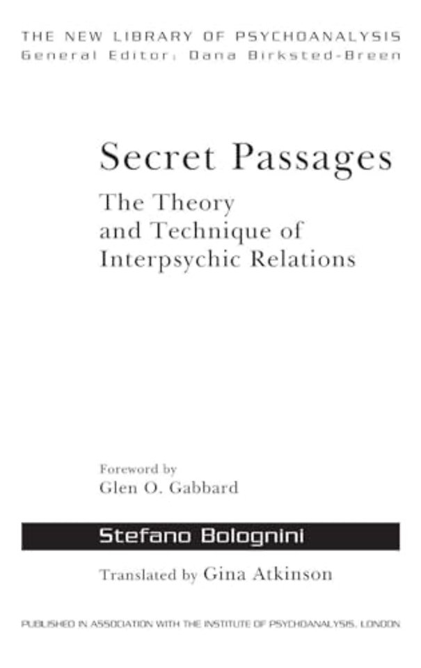 New Library of Psychoanalysis