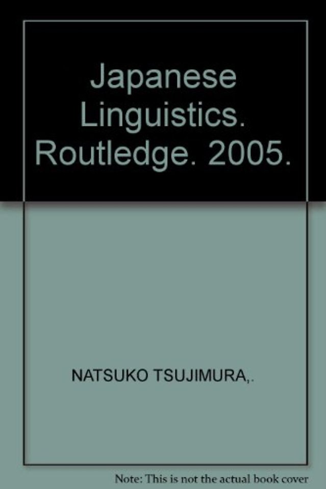 Japanese Linguistics