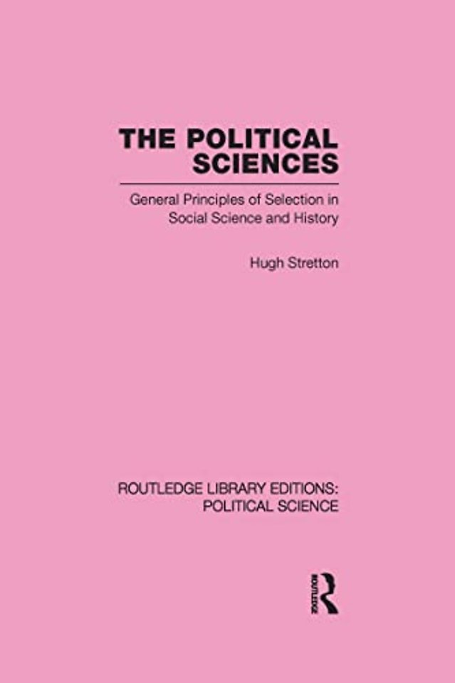 Political Sciences Routledge Library Editions: Political Science vol 46