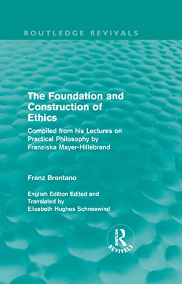 Foundation and Construction of Ethics (Routledge Revivals)