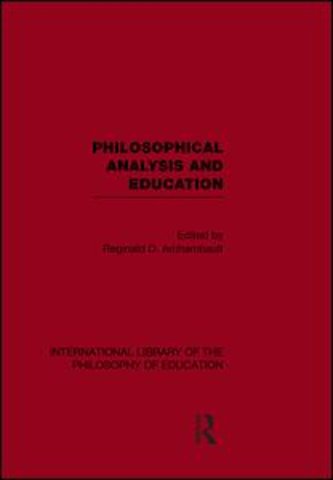 International Library of the Philosophy of Education