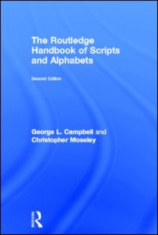 Routledge Handbook of Scripts and Alphabets