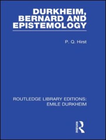 Durkheim, Bernard and Epistemology