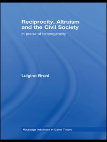 Reciprocity, Altruism and the Civil Society