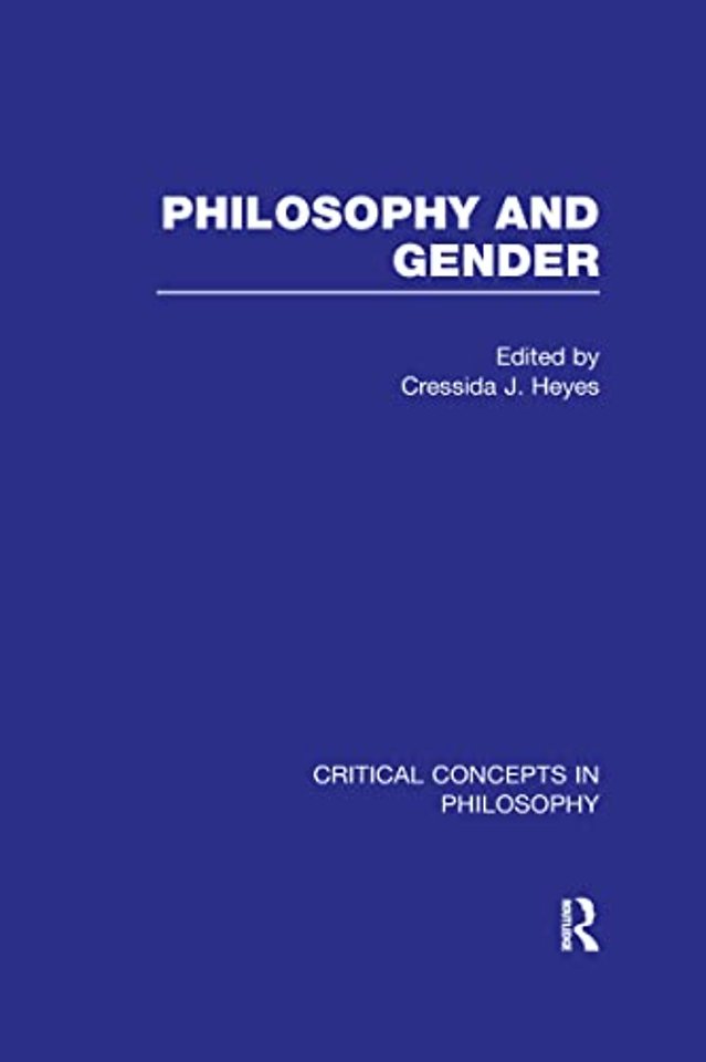 Philosophy and Gender