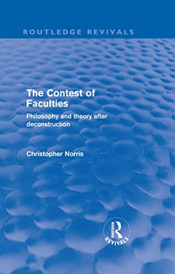 Contest of Faculties (Routledge Revivals)