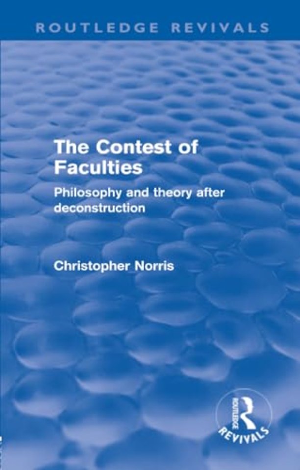 Contest of Faculties (Routledge Revivals)