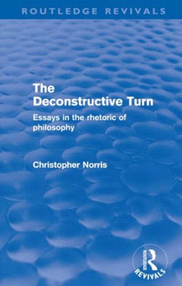 Deconstructive Turn (Routledge Revivals)