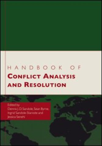 Handbook of Conflict Analysis and Resolution