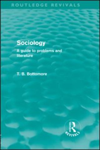 Sociology (Routledge Revivals)