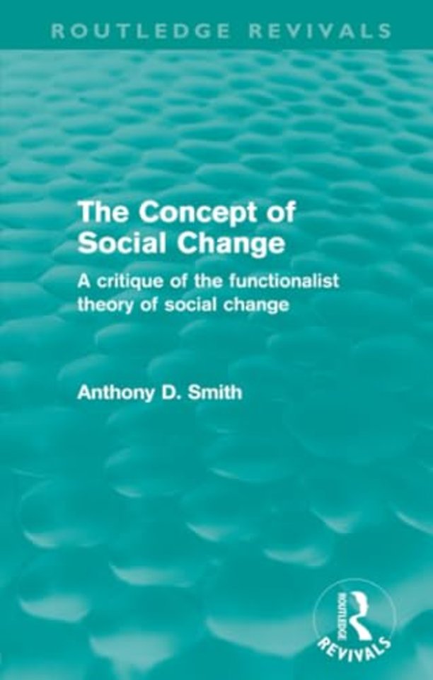 Concept of Social Change (Routledge Revivals)