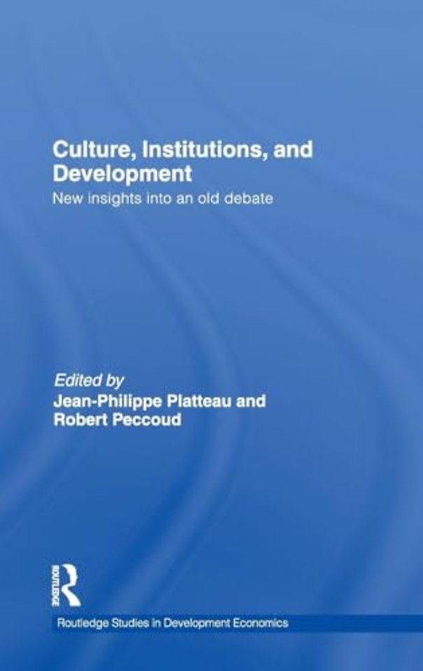 Culture, Institutions, and Development
