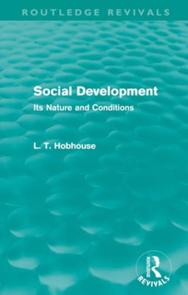 Social Development (Routledge Revivals)