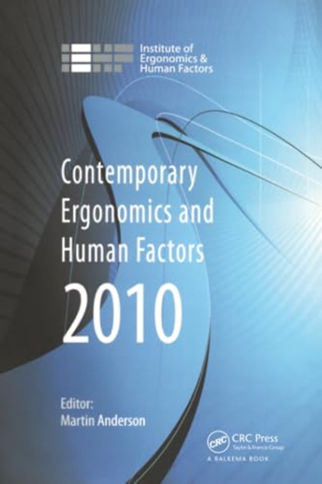 Contemporary Ergonomics and Human Factors 2010