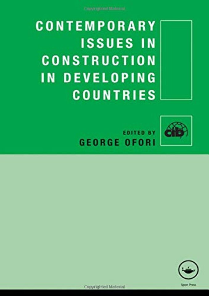 Contemporary Issues in Construction in Developing Countries