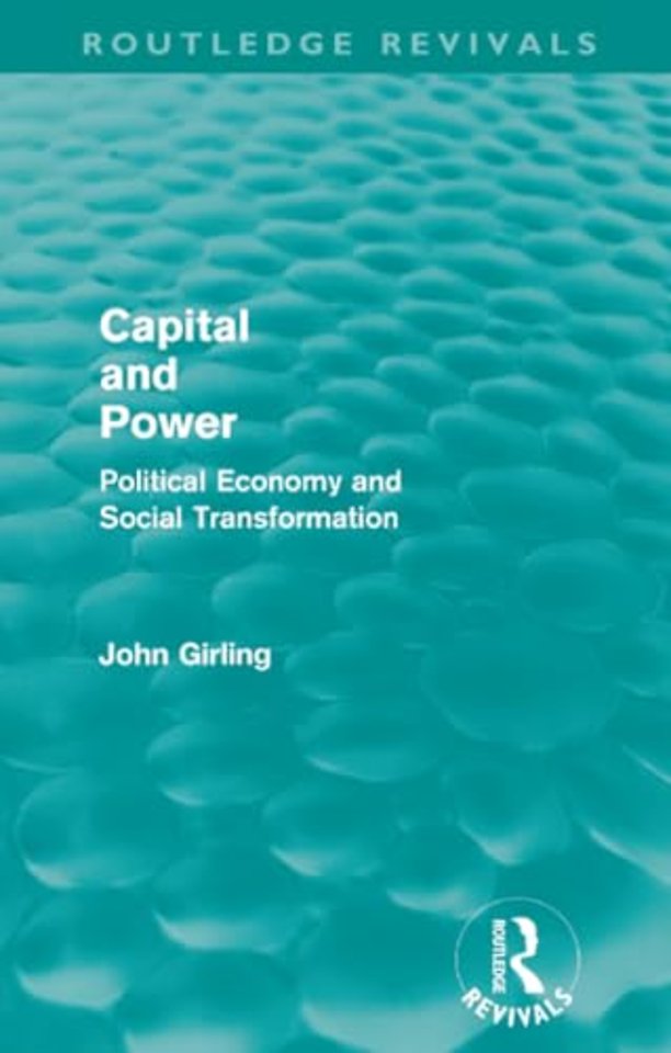 Capital and Power (Routledge Revivals)